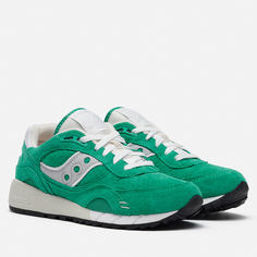 Кроссовки Saucony Shadow 6000 Suede Premium зелёный, размер 44 EU