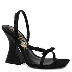 Босоножки женские Versace Jeans Couture 74VA3S37 черные 36 EU