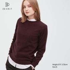 Джемпер женский UNIQLO 450635COL19 красный XL (доставка из-за рубежа)