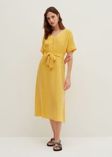 Платье Stefanel размер 46, жёлтый, 3544774.3544774