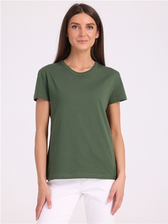 Футболка женская Апрель 1ЖДФК3967001 хаки 100/164