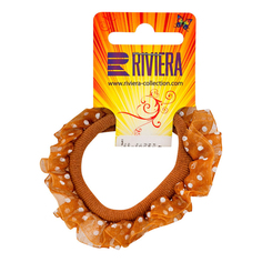 Резинка для волос Riviera оранжевая 1 шт