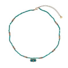 Колье из бижутерного сплава с хризопразом 48 см Moon Paris Mo-23.03-043