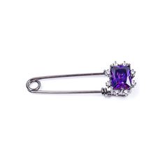 Брошь из бижутерного сплава с swarovski Moon Paris MoS-22.03-044