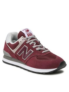 Кроссовки мужские New Balance ML574EVM бордовые 42.5 EU