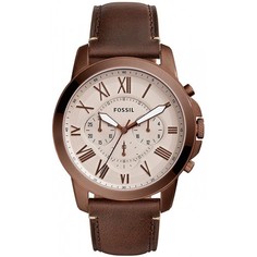 Наручные часы мужские Fossil FS5344 коричневые