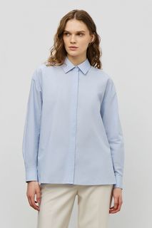 Рубашка женская Baon B1723012 голубая M