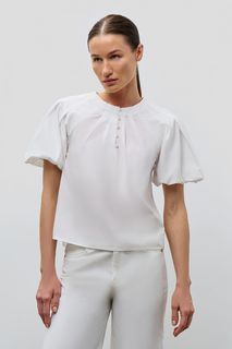 Блуза женская Baon B1923031 белая XL