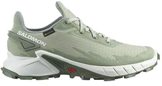 Кроссовки женские Salomon Alphacross 4 GTX Women Trailrunning зеленые 9 UK