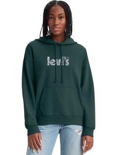 Худи женское Levis 18487-0199 зеленое S Levis®