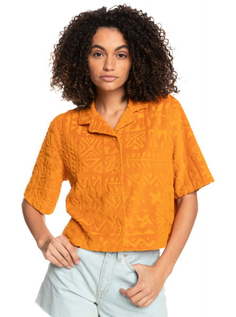 Рубашка женская Quiksilver EQWWT03109 оранжевая M