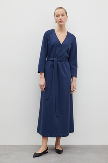 Платье женское Finn Flare FBD110232R синее M