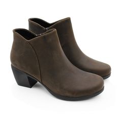 Ботильоны женские Clarks Un Lindel Zip 26145613 коричневые 39 EU