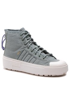 Кеды женские Adidas Nizza Bonega X Shoes HQ6042 зеленые 37 1/2 EU