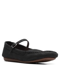 Балетки женские Clarks Freckle Bar 26170595 черные 36 EU