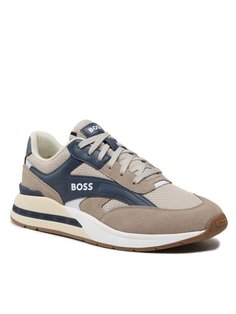 Кроссовки мужские BOSS 50493214 бежевые 43 EU