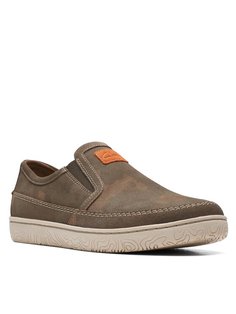 Слипоны мужские Clarks Hodson Step 26172159 зеленые 41 EU