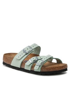 Шлепанцы женские Birkenstock Franca 1024267 зеленые 35 EU