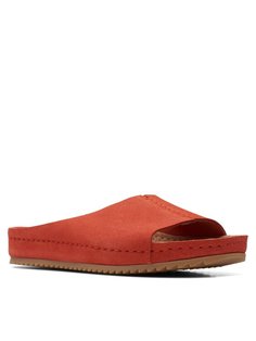 Шлепанцы женские Clarks BrookleighFlow 26171858 красные 37 EU