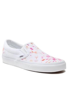 Слипоны женские Vans Classic Slip-On белые 38.5 EU