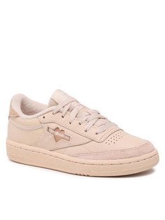 Кеды женские Reebok Club C 85 Shoes HQ7100 бежевые 39 EU