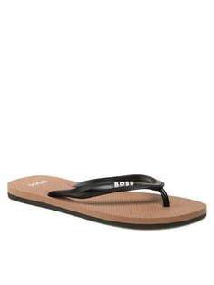 Шлепанцы мужские BOSS 50488925 коричневые 41-42 EU