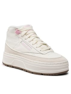 Кеды женские Reebok Club C Geo Mid Shoes GV7034 белые 40.5 EU