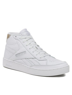 Кеды женские Reebok Club C Form Hi Shoes FZ6027 белые 38.5 EU