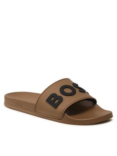 Шлепанцы мужские BOSS 50488911 бежевые 44 EU