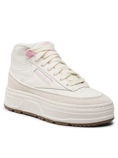 Кеды женские Reebok Club C Geo Mid Shoes GV7034 белые 41 EU