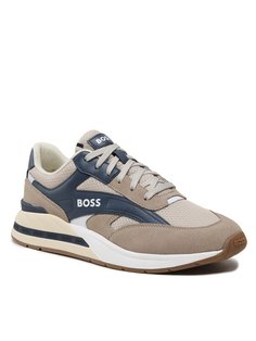 Кроссовки мужские BOSS 50493214 бежевые 40 EU