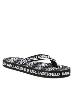 Шлепанцы женские Karl Lagerfeld KL81003 Y01 черные 40-41 EU