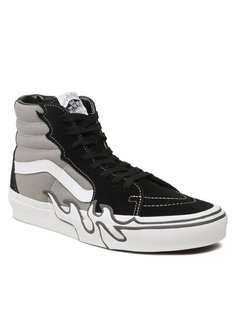 Кеды мужские Vans Sk8 Hi Flame VN0005UJBGF1 черные 44.5 EU