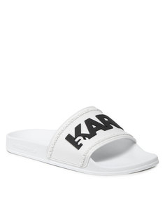 Шлепанцы мужские Karl Lagerfeld KL70004 белые 41 EU