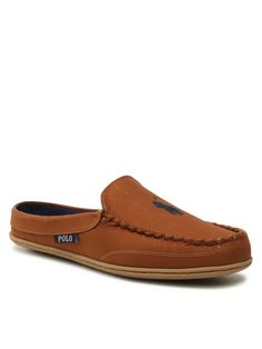 Шлепанцы мужские Polo Ralph Lauren Collins Mule RF104204 коричневые 45 EU