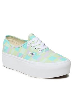 Кеды женские Vans Authentic Stac VN0A5KXXPP51 зеленые 36.5 EU