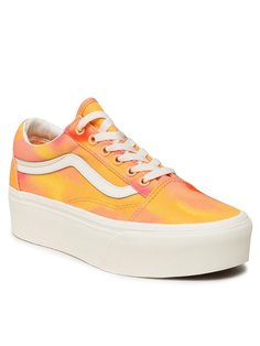 Кеды женские Vans Old Skool Stac VN0A7Q5MORA1 оранжевые 40 EU