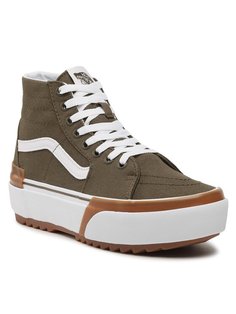 Кеды женские Vans Sk8-Hi Tapered VN0005U2DOL1 зеленые 38 EU