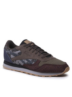 Кроссовки мужские Reebok Classic Leather Shoes IE4104 коричневые 40.5 EU