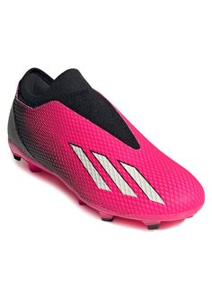 Кроссовки мужские Adidas X Speedportal.3 Laceless Firm Ground Boots розовые 42 2/3 EU
