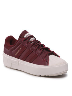 Кеды женские Adidas Superstar Bonega X Shoes HQ6045 красные 38 2/3 EU