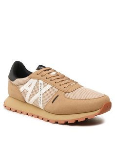 Кроссовки мужские Armani Exchange XUX169 XV660 S542 коричневые 42 EU