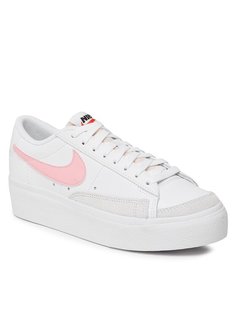 Кеды женские Nike W Blazer Low Platform DJ0292 103 белые 37.5 EU