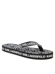 Шлепанцы женские Karl Lagerfeld KL81003 Y01 черные 38-39 EU