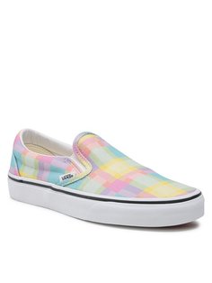 Слипоны женские Vans Classic Slip-On VN0A5JLXPP51 разноцветные 36.5 EU