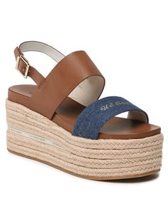 Эспадрильи женские U.S. POLO Assn. Loren LOREN007 коричневые 38 EU