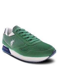 Кроссовки мужские U.S. POLO Assn. Nobil NOBIL003C зеленые 43 EU