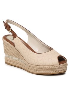 Эспадрильи женские U.S. POLO Assn. Alyss ALYSSA015 PRINT бежевые 40 EU