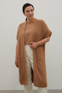 Жилет женский Finn Flare FAC11104 коричневый M