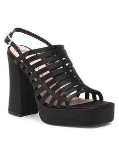 Босоножки женские Bronx New-Spice 84952-S черные 38.5 EU